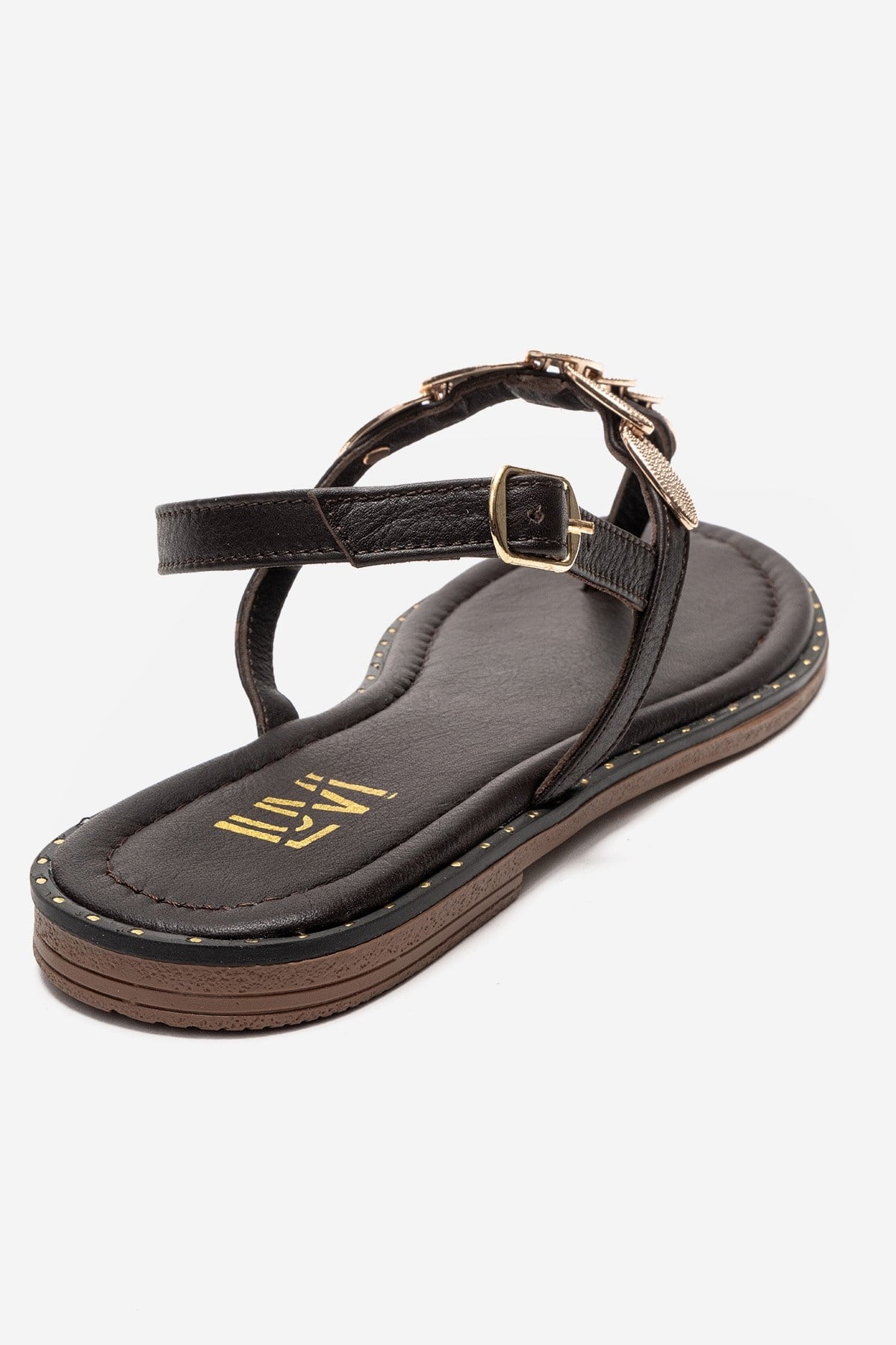 Marea - Brown Genuine Leather Sandal (Women)
