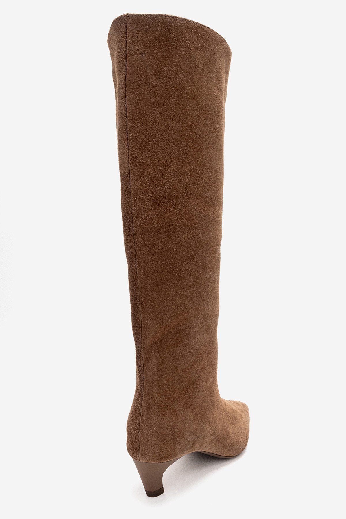 CORVEL - Taupe Genuine Leather Stiletto Heel Knee-High Boot (Women)