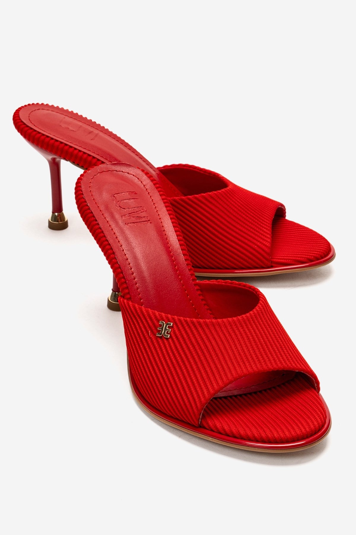 WENDY - Sandalia de tacón de aguja roja (Mujer)