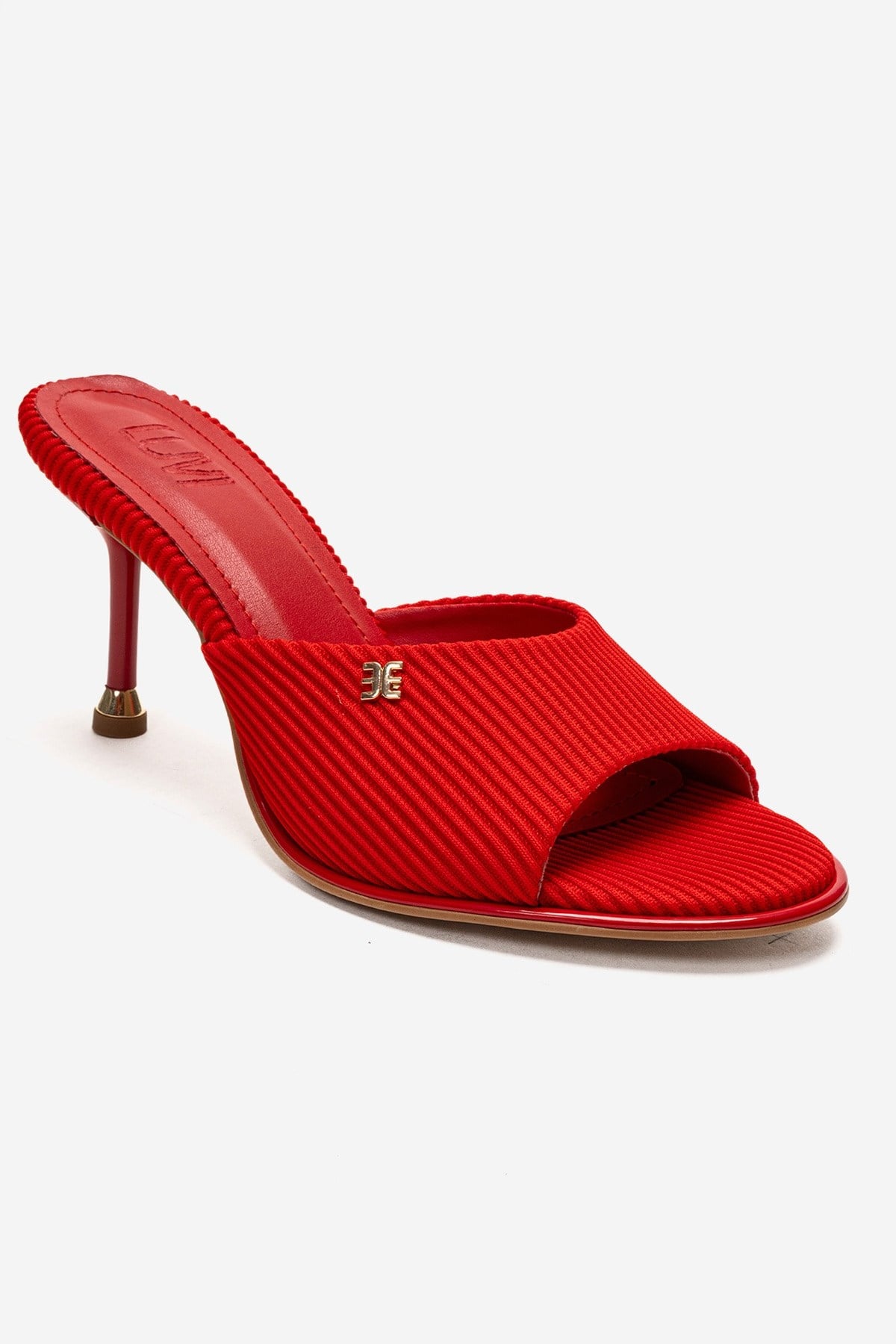 WENDY - Sandalia de tacón de aguja roja (Mujer)