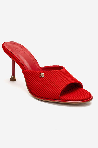 WENDY - Sandalia de tacón de aguja roja (Mujer)