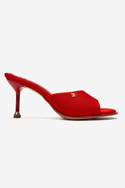 WENDY - Sandalia de tacón de aguja roja (Mujer)