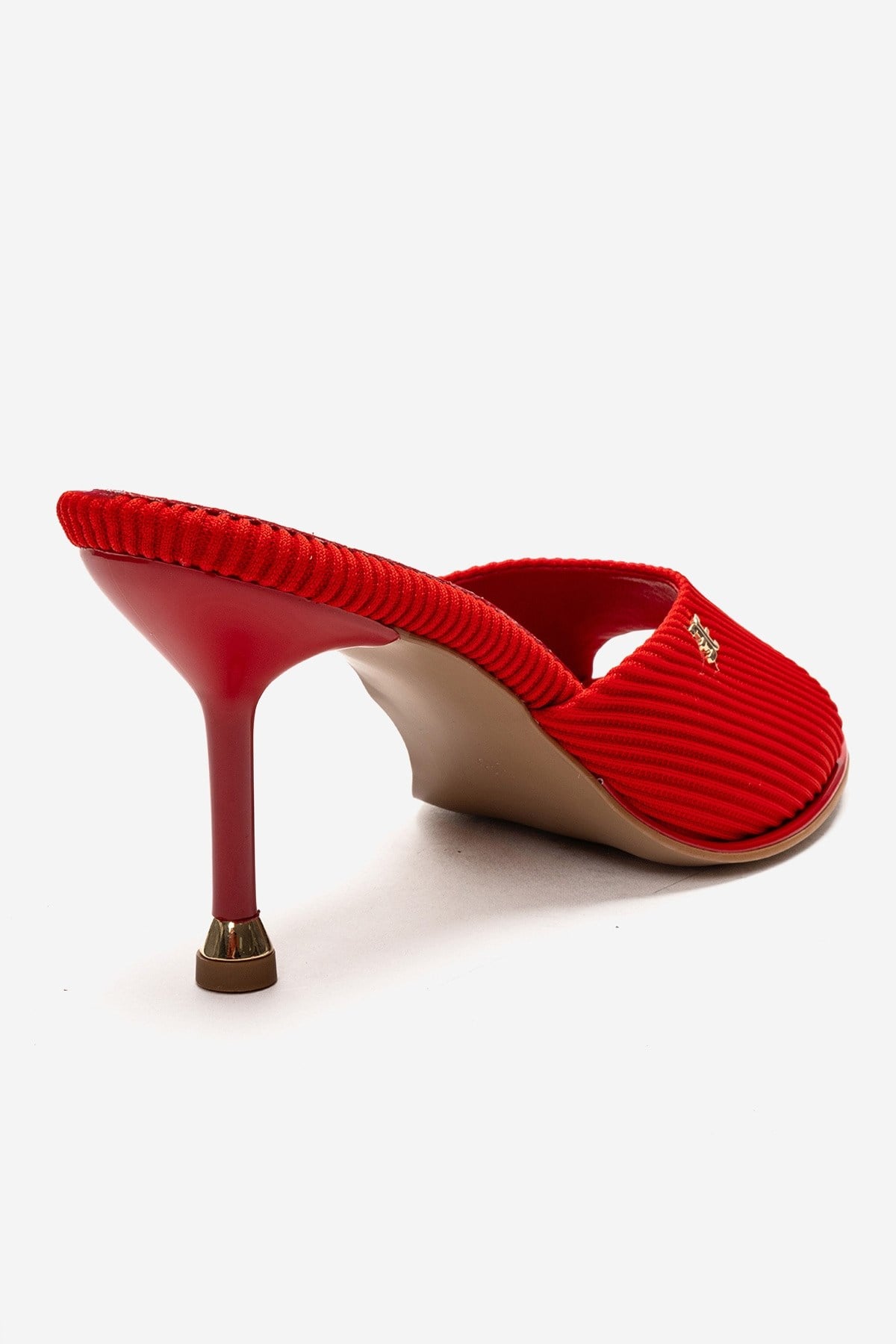 WENDY - Sandalia de tacón de aguja roja (Mujer)