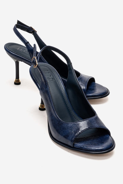 ISELIN - Zapatos de tacón de aguja azul marino (Mujer)