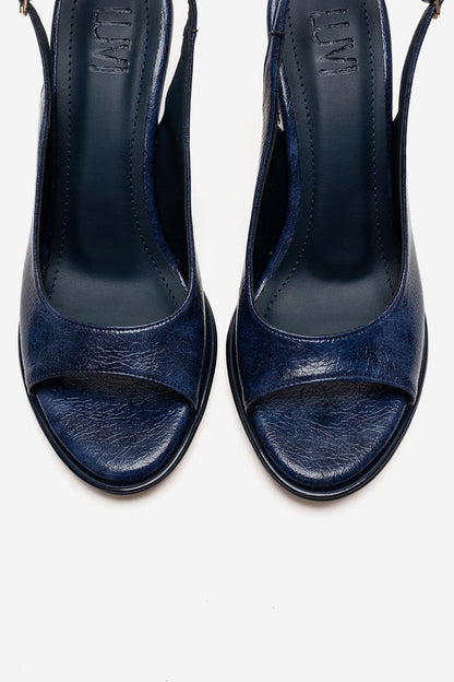 ISELIN - Zapatos de tacón de aguja azul marino (Mujer)