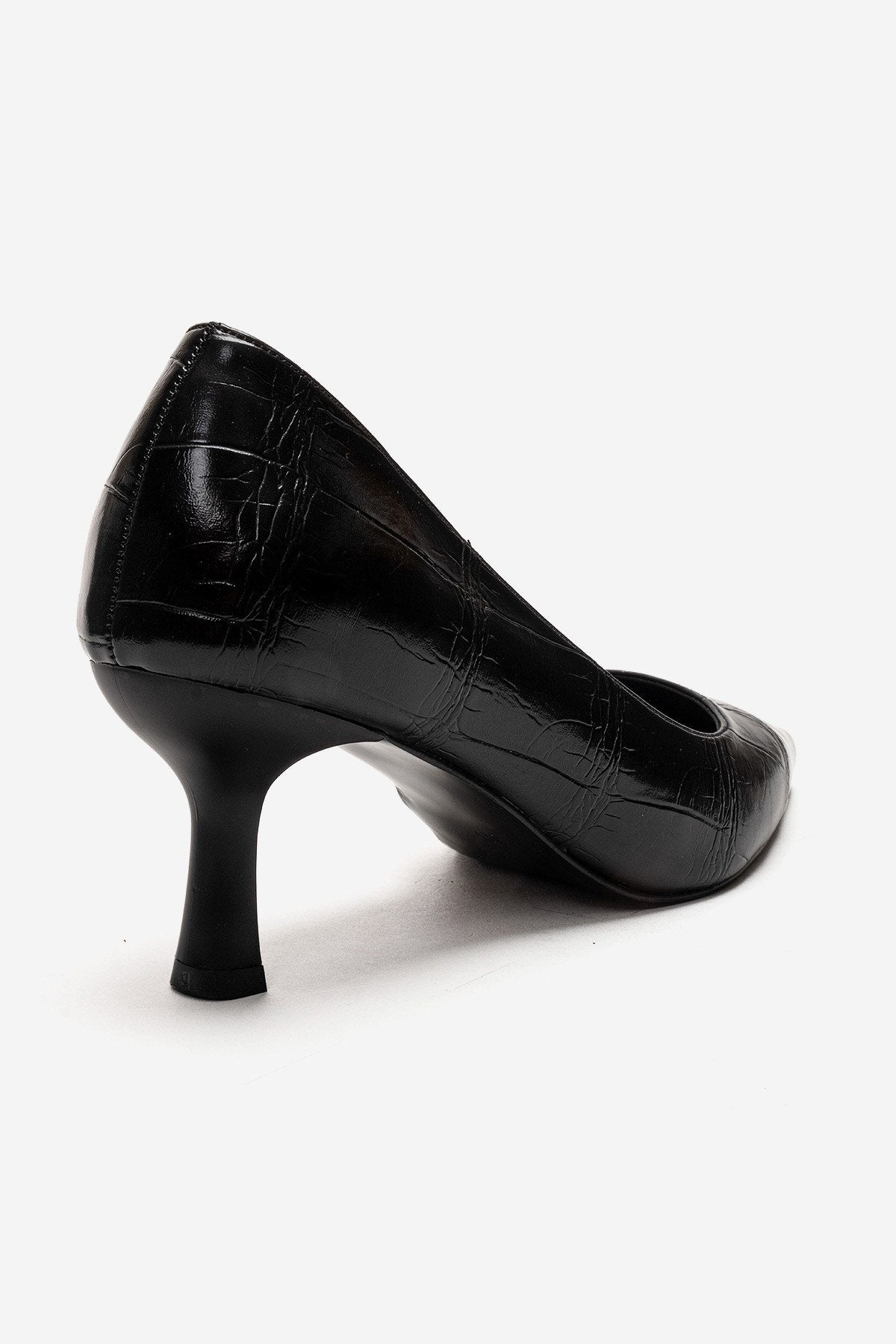 Arel - Genuine Leather Black Stiletto Heel (Women)