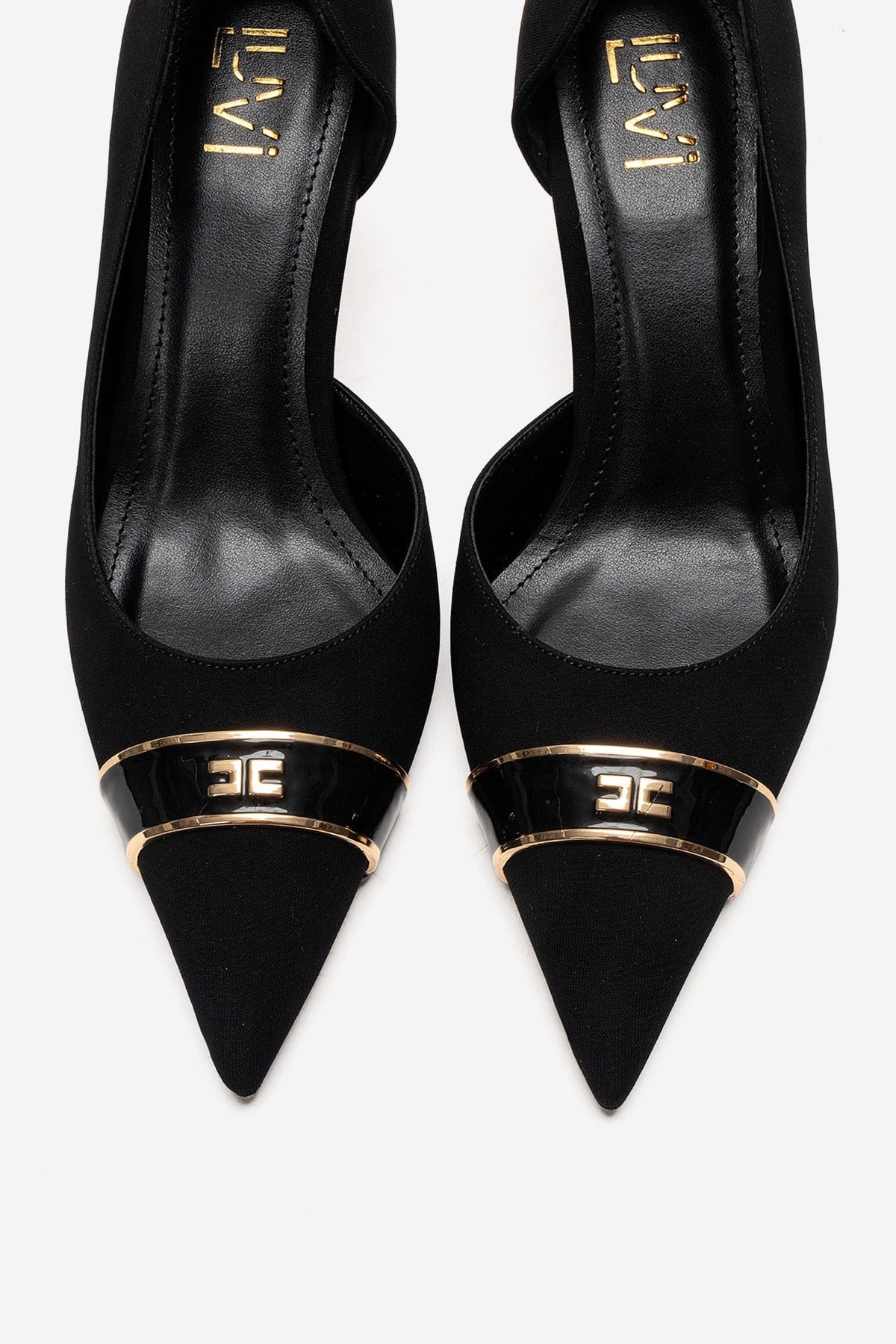 Kendra - Genuine Leather Black Stiletto Heel (Women)