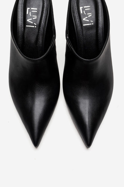 SENSO - Black Wedge Heel Mule (Women)