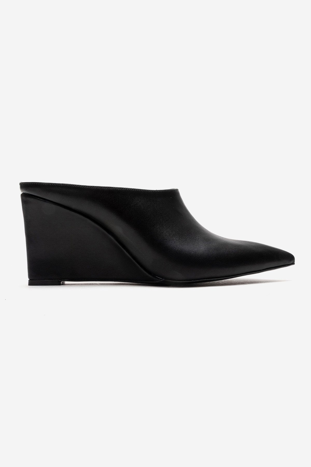 SENSO - Black Wedge Heel Mule (Women)