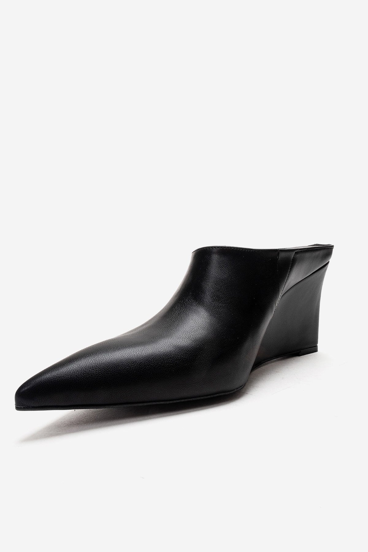 SENSO - Black Wedge Heel Mule (Women)
