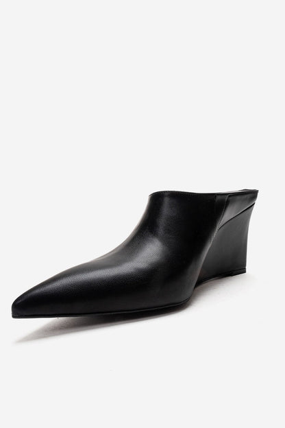 SENSO - Black Wedge Heel Mule (Women)