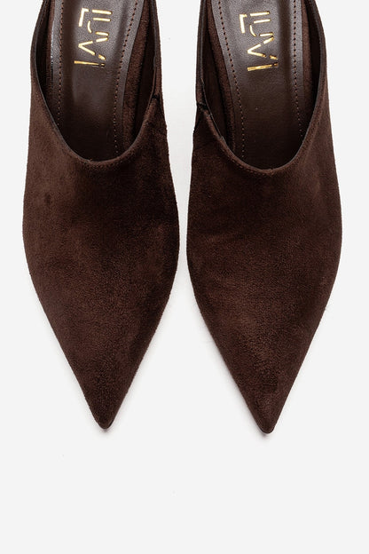 SENSO - Brown Wedge Heel Mule (Women)