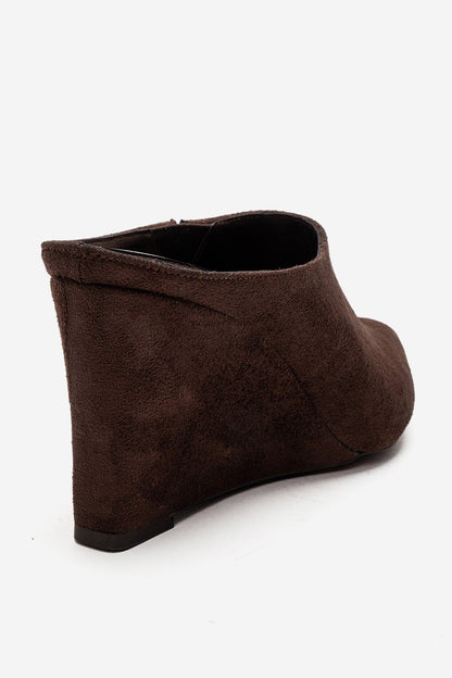 SENSO - Brown Wedge Heel Mule (Women)