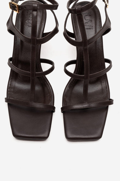 Viento - Brown Stiletto Heel Shoe (Women)