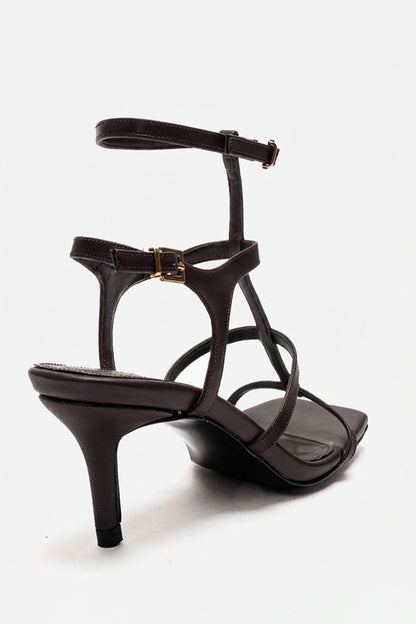 Viento - Brown Stiletto Heel Shoe (Women)
