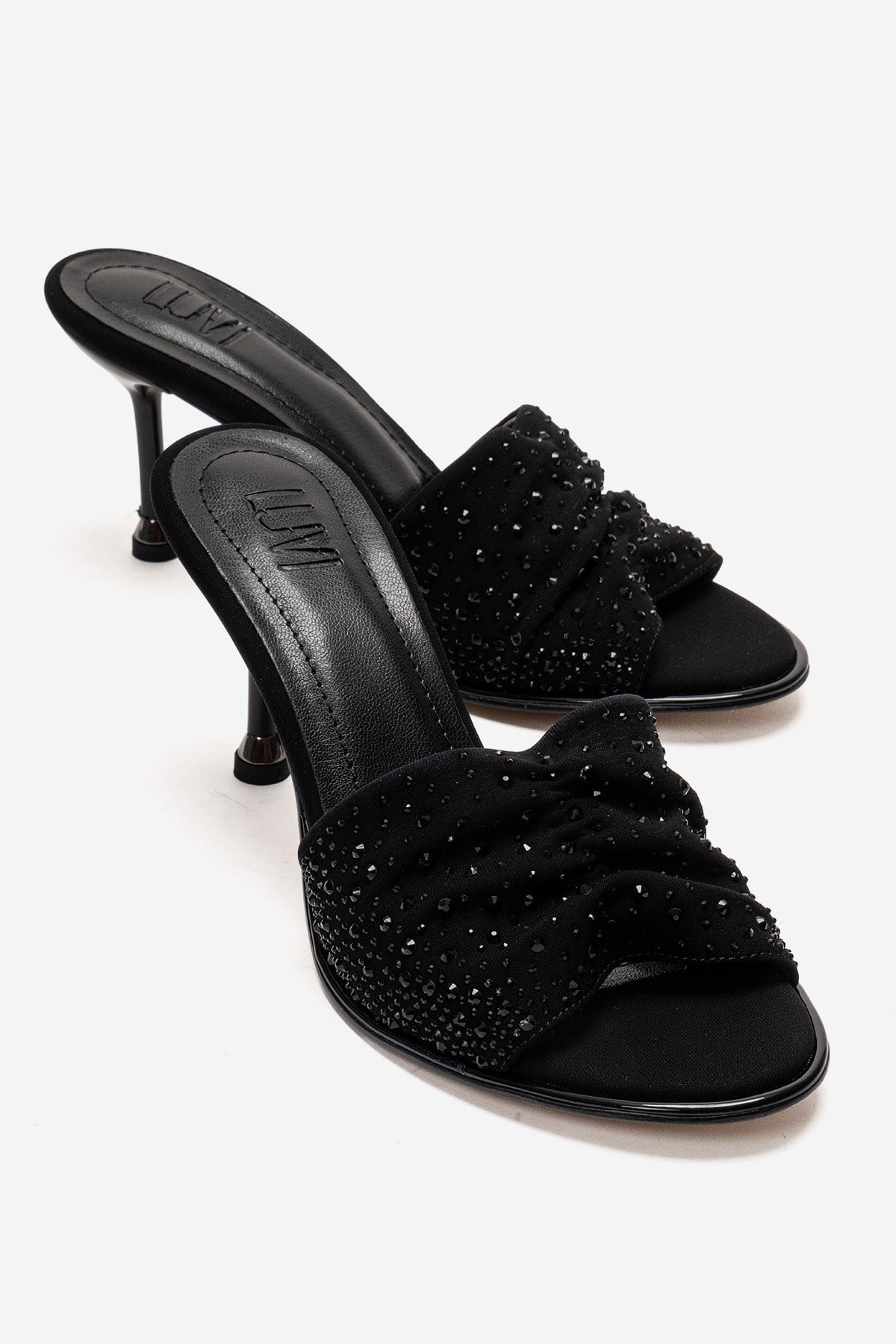 Karina - Black Stiletto Mule (Women)