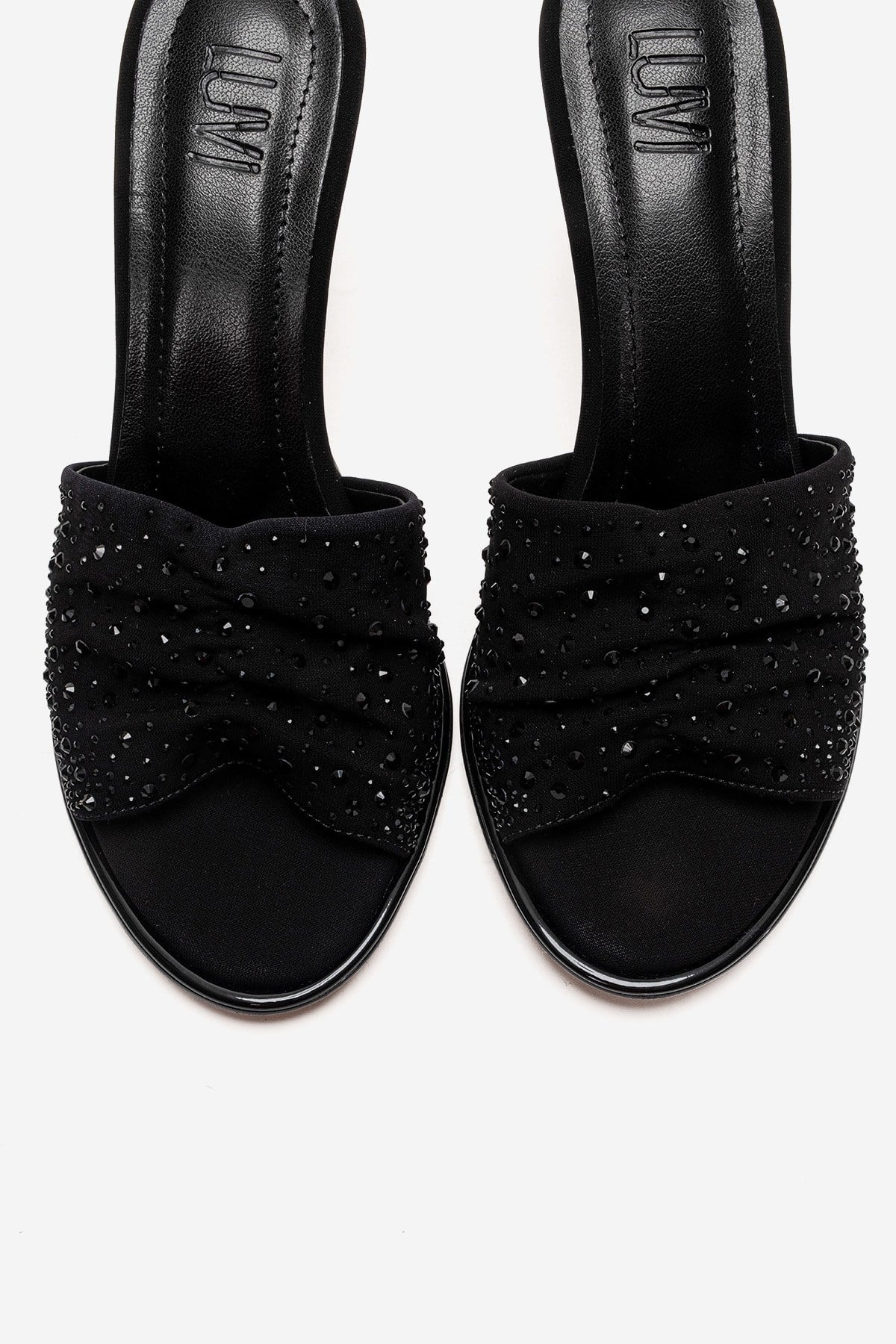 Karina - Black Stiletto Mule (Women)