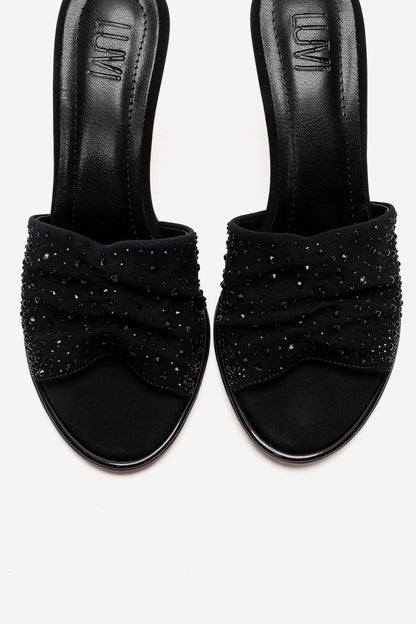 Karina - Black Stiletto Mule (Women)