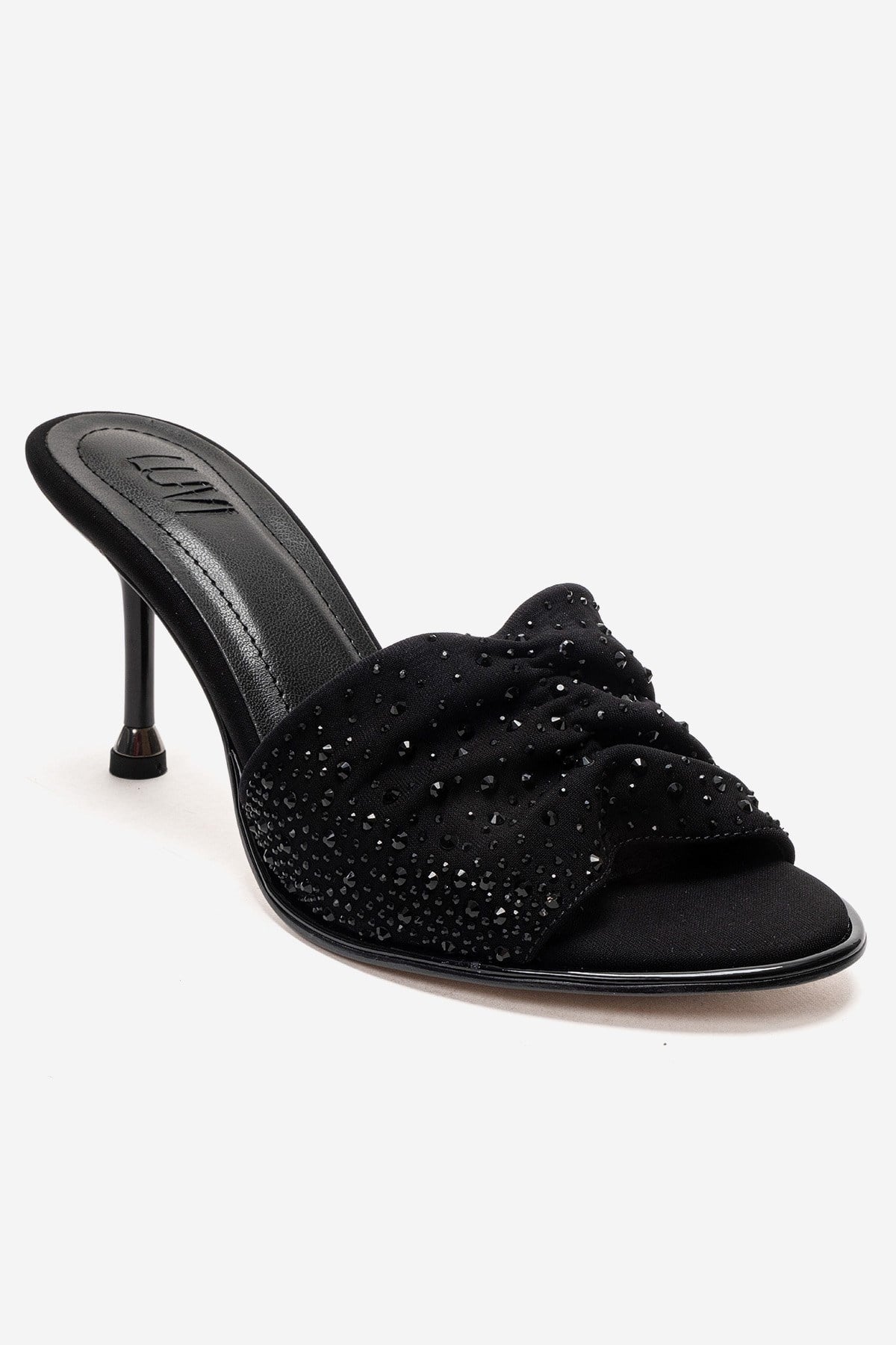 Karina - Black Stiletto Mule (Women)