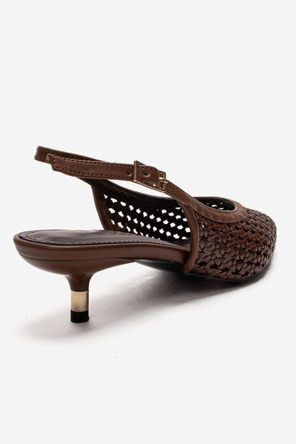 Orelis - Brown Kitten Heel (Women)