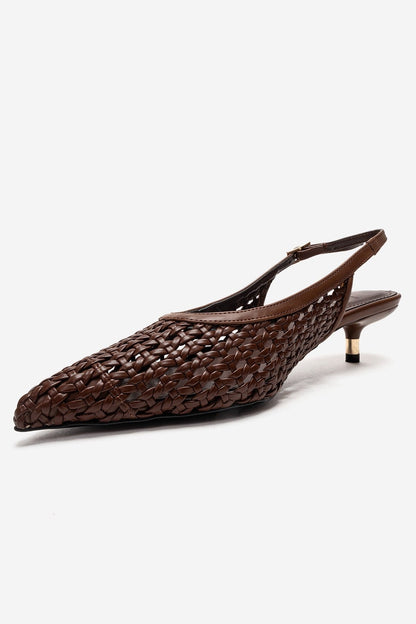 Orelis - Brown Kitten Heel (Women)