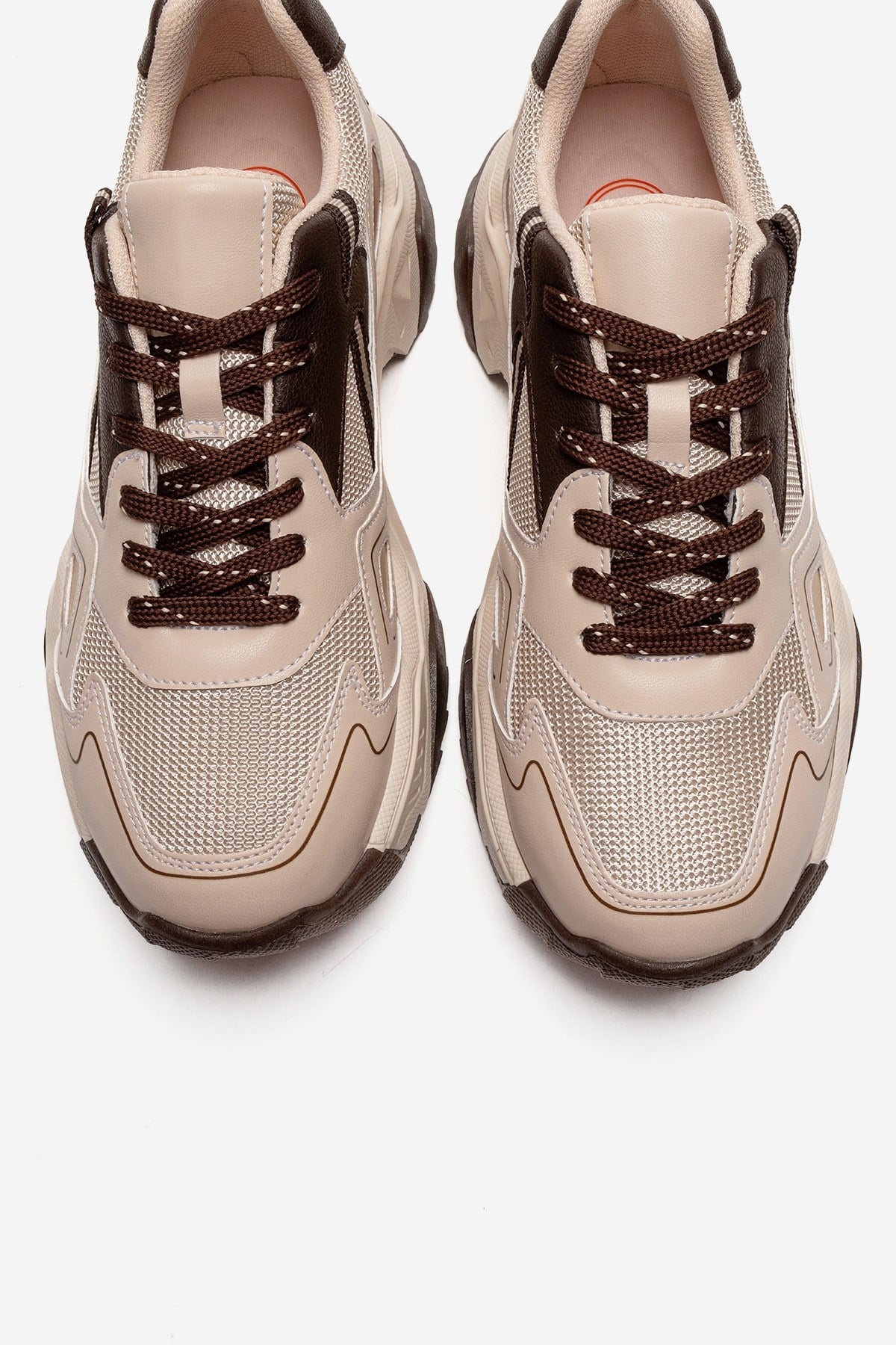 FLEUR - Beige Brown Sneaker (Women)