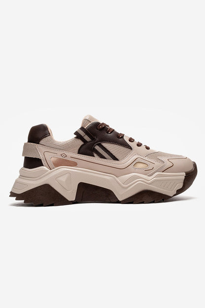 FLEUR - Beige Brown Sneaker (Women)