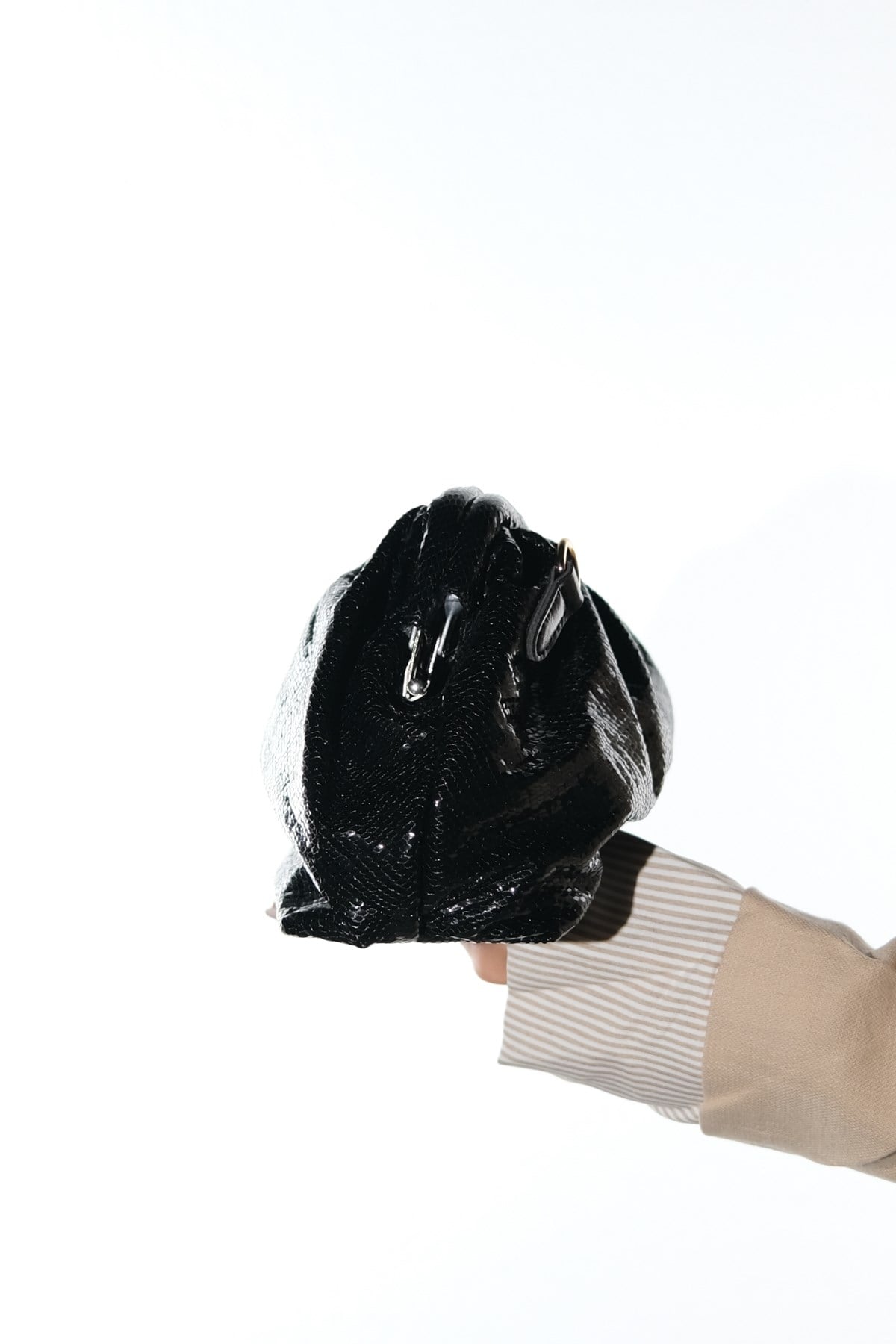 UVERA - Black Patterned Clutch Bag (Women)