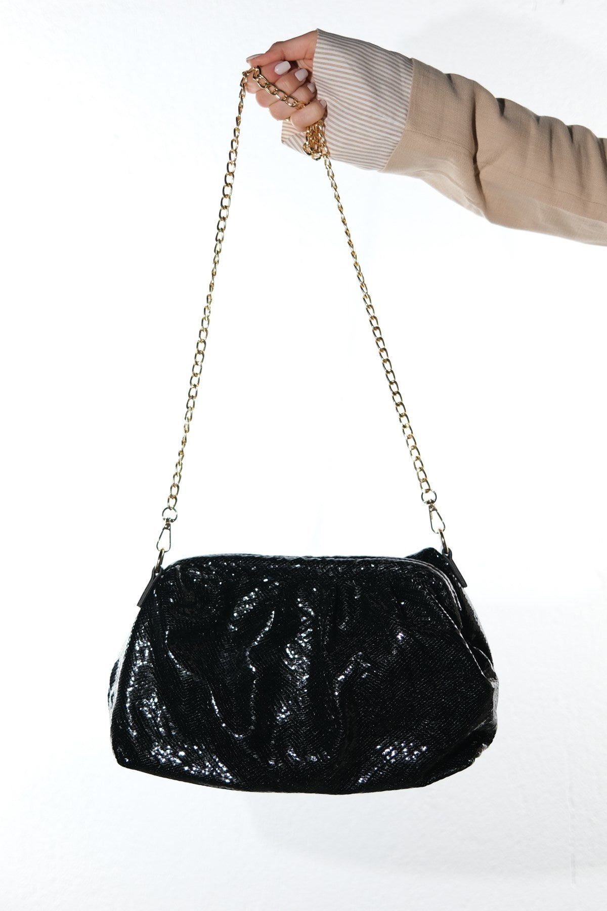 UVERA - Black Patterned Clutch Bag (Women)