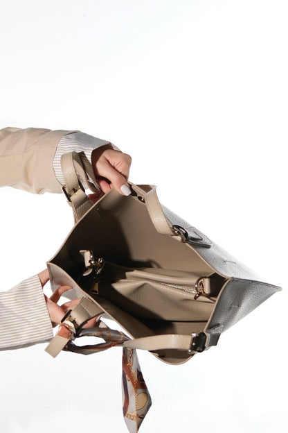 OCEANE - Taupe Floter Shoulder Bag (Women)