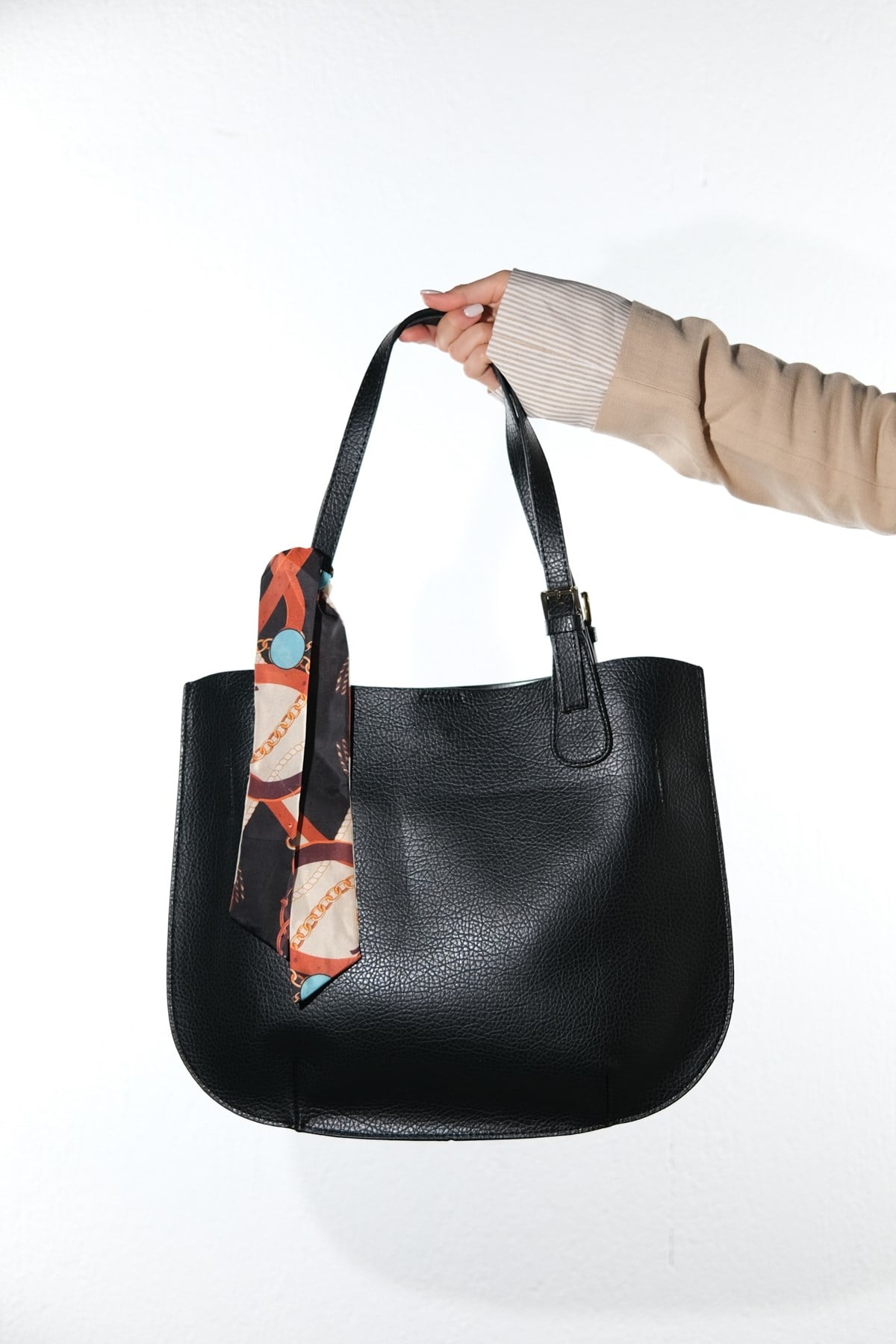 OCEANE - Black Floter Shoulder Bag (Women)