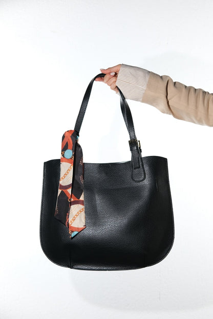 OCEANE - Black Floter Shoulder Bag (Women)