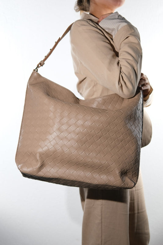 ALERMİNE - Taupe Shoulder Bag (Women)