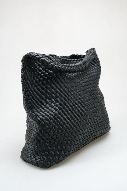 Bellini - Bolso Hobo Intrecciato Negro Con Set De Bolsos (mujer)