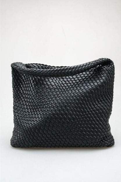 Bellini - Bolso Hobo Intrecciato Negro Con Set De Bolsos (mujer)