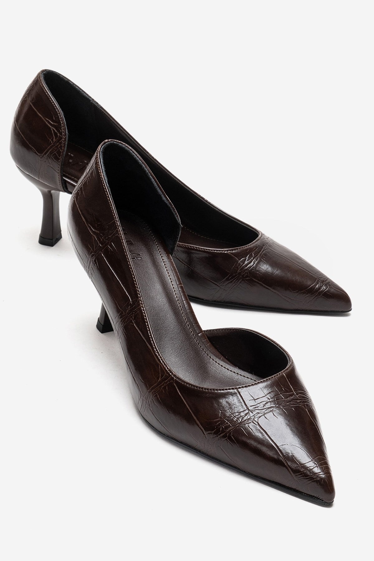 AREL - Zapatos de tacón de aguja marrones (mujer)