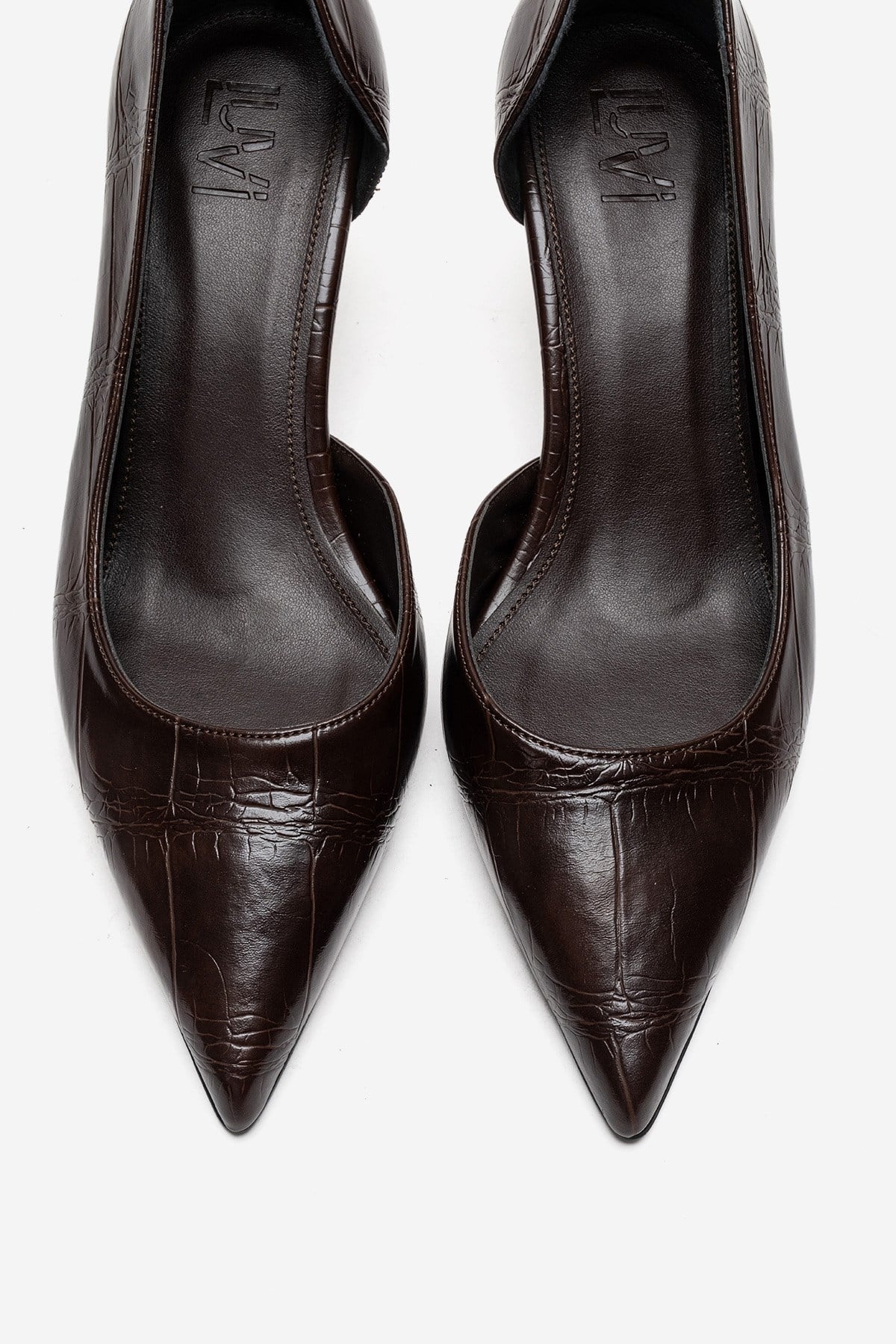 AREL - Zapatos de tacón de aguja marrones (mujer)
