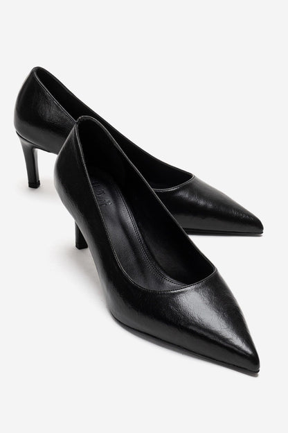 VELMIRA - Black Stiletto Pump (Women)