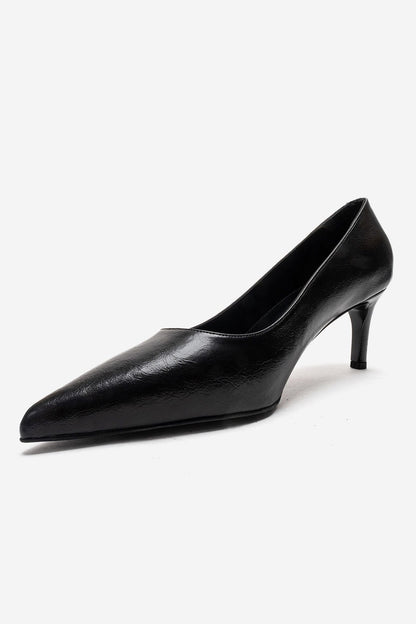 VELMIRA - Black Stiletto Pump (Women)