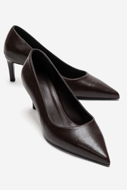 VELMIRA - Brown Stiletto Pump (Women)