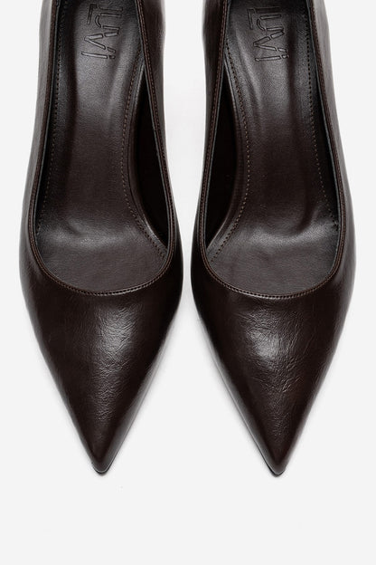 VELMIRA - Brown Stiletto Pump (Women)