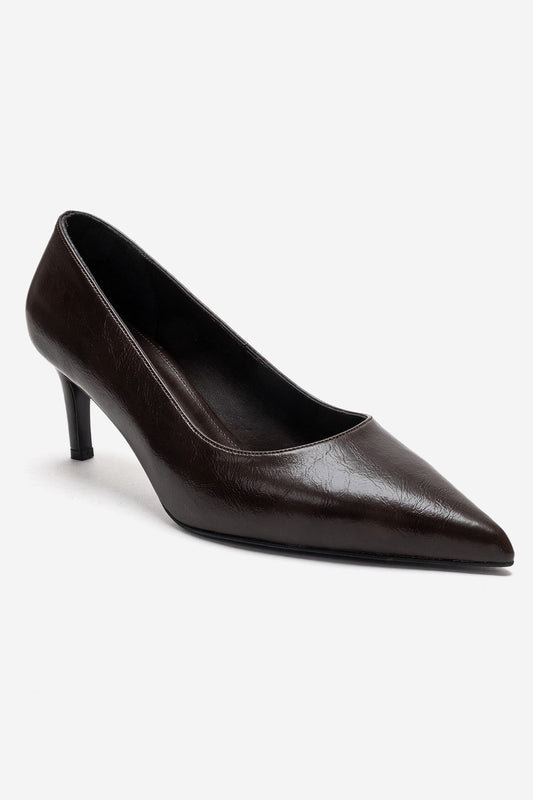 VELMIRA - Zapatos de tacón de aguja marrones (Mujer)