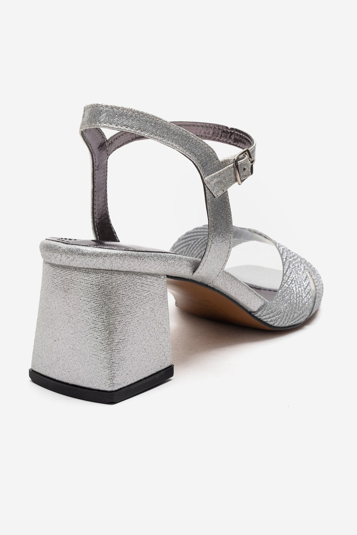 MILAGRO - Silver Block Heel Pump (Women)