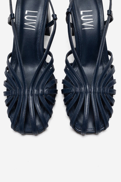 WILDA - Zapatos de tacón en bloque azul marino (Mujer)