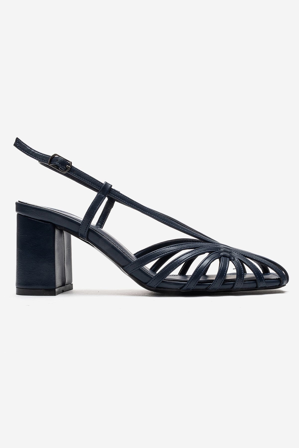 WILDA - Zapatos de tacón en bloque azul marino (Mujer)