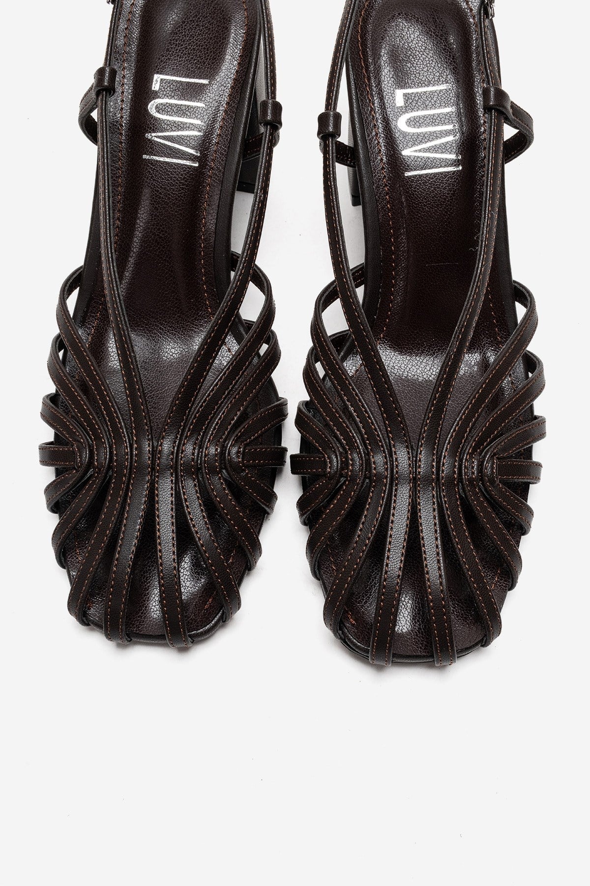 WILDA - Zapatos de tacón en bloque marrones (Mujer)