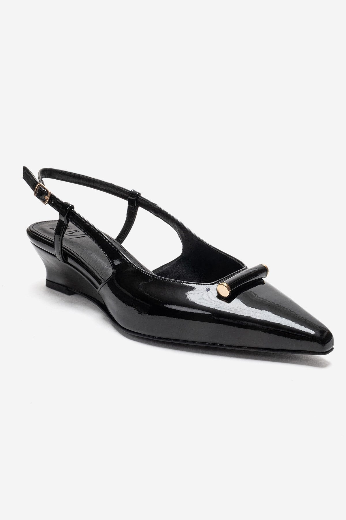 RHEA - Zapatos de tacón de bloque negros (Mujer)