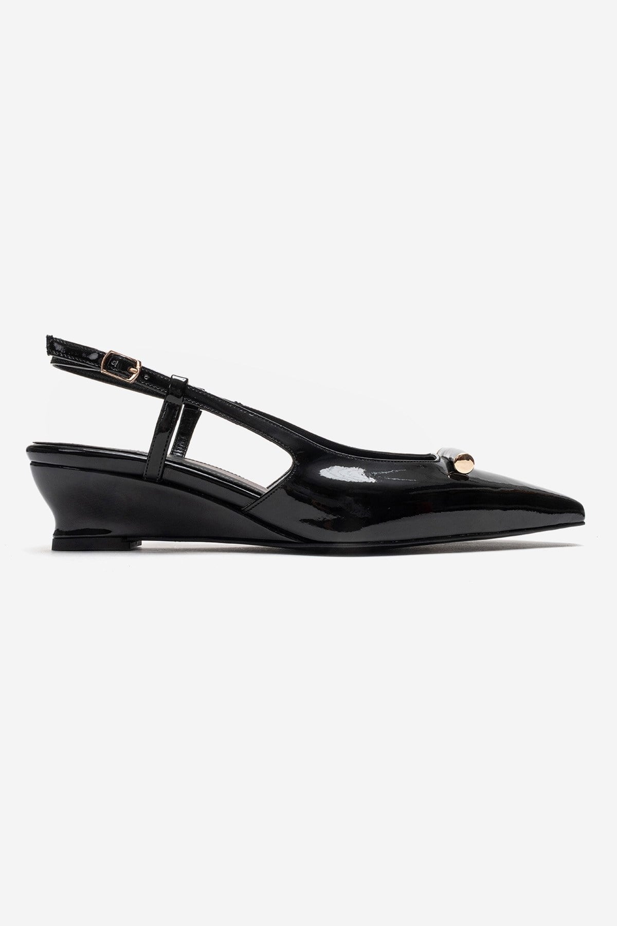 RHEA - Zapatos de tacón de bloque negros (Mujer)