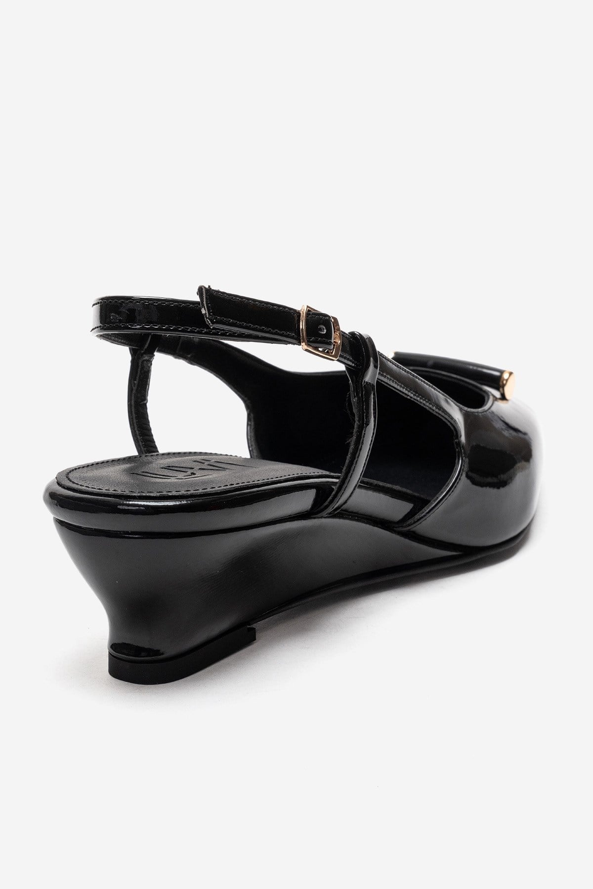 RHEA - Zapatos de tacón de bloque negros (Mujer)