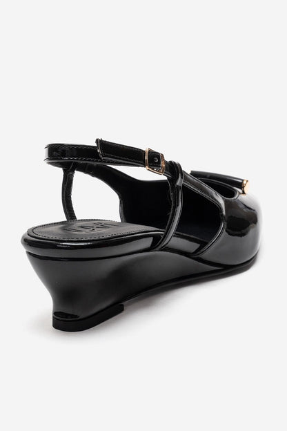 RHEA - Zapatos de tacón de bloque negros (Mujer)